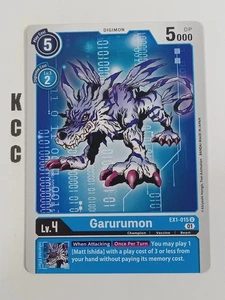 Digimon CCG #EX1-015 U Garurumon - Picture 1 of 2