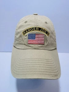 Ranger Joe’s American Flag Hat Cap Strapback “One Nation Under God” Brown - Picture 1 of 6