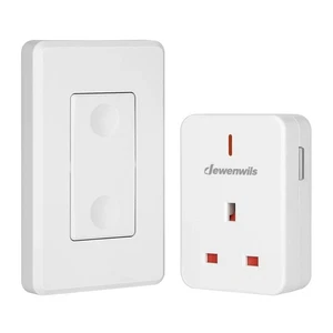 Remote Control Plug Socket, 13A/3120W Heavy Duty Wireless Light Switch, 30m/100f - Picture 1 of 7