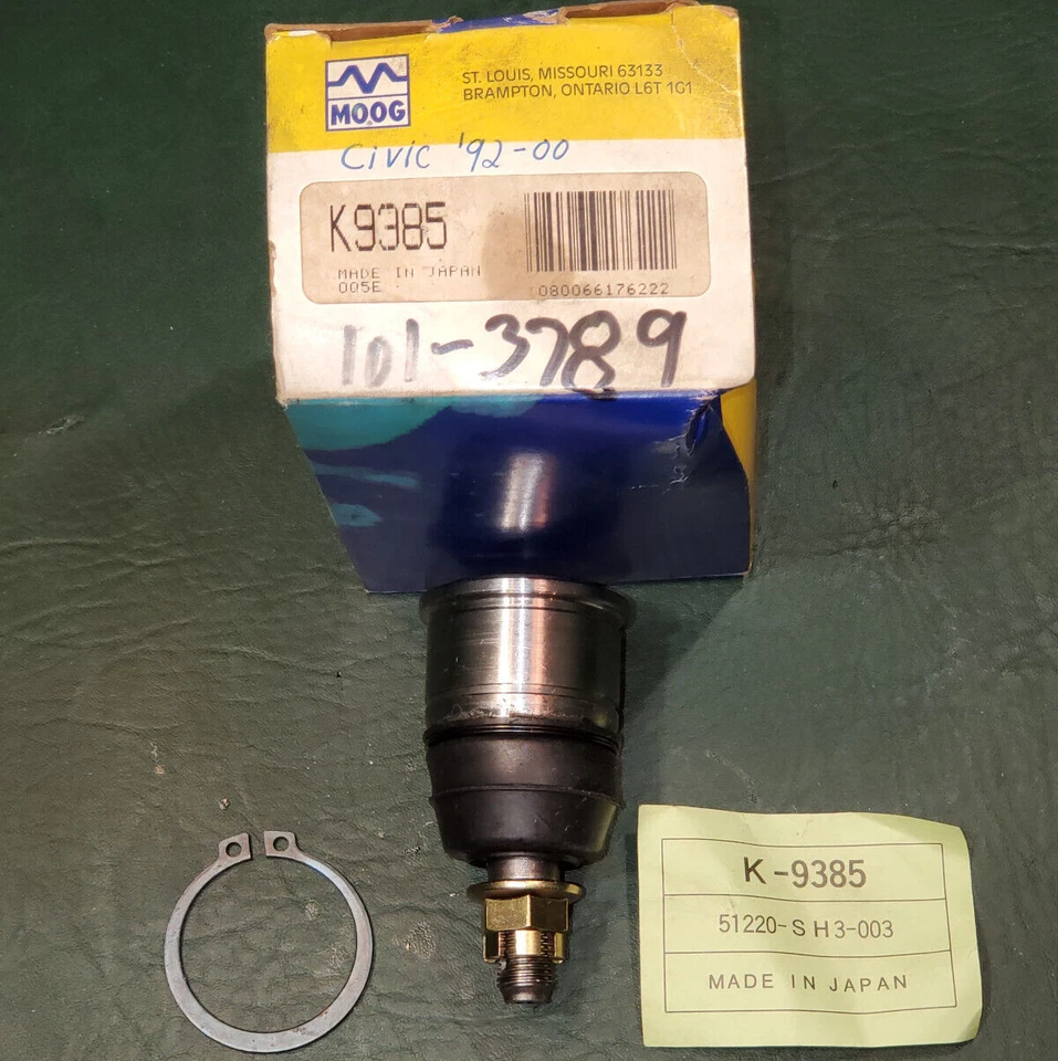 Junta esférica inferior dianteira Honda Civic Del Sol CRX Acura Integra década de 1990 anos 2000 - Imagem 1 de 1