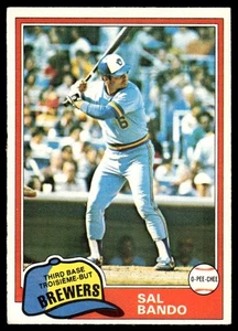 1981 O-Pee-Chee Sal Bando Milwaukee Brewers #276 - Picture 1 of 2