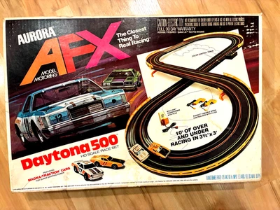 AFX AURORA DAYTONA 500 SLOT CAR SET W/BOX 1979 #2701 - Image 1 of 4