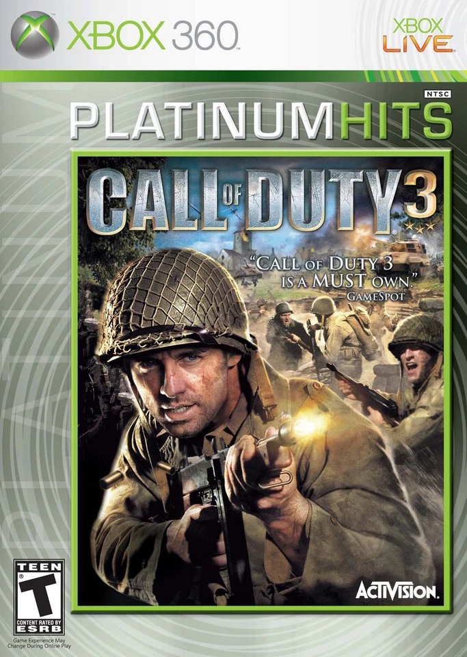 Call of Duty 3 Platinum Hits -Xbox 360 - Image 1 of 1