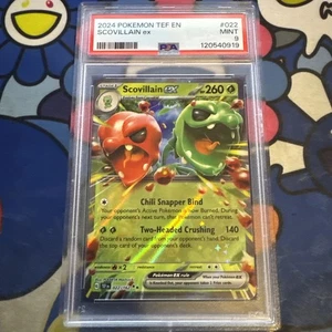 Scovillain ex 022/162 Sv05: Temporal Forces Holo PSA 9 MINT Pokemon - Picture 1 of 2