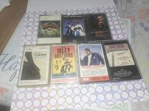 Isley Brothers Freddie Jackson Motown Lot  7 Cassettes Oldies - Picture 1 of 6