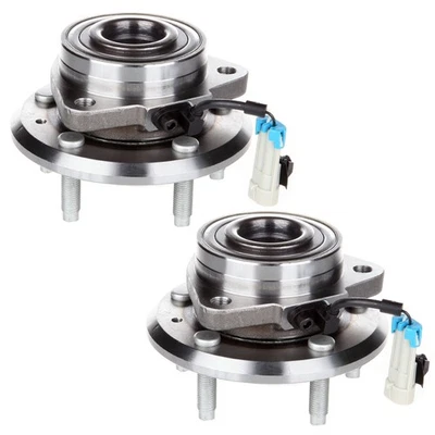 Conjunto de buje de cojinete de rueda delantera 2x apto para Chevrolet Equinox Pontiac Torrent Foto 1 de 4