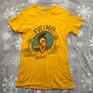 Vintage 70s Primo Hawaiian Beer T Shirt Medium By Hanes USA  - Picture 1 of 10