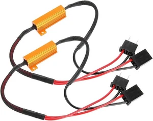 Tyenaza 2 × 50W 8Ω H7 LED Load Resistor Canbus Decoder Anti‑Hyper Flash - Picture 1 of 4