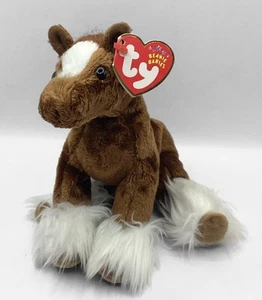 Hoofer the Clysdale TY Beanie Baby Horse - Picture 1 of 4