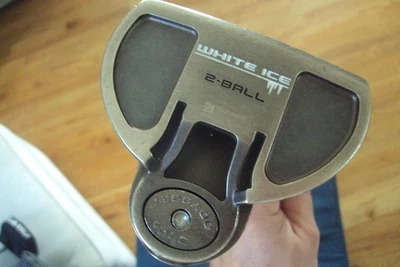 Odyssey White Ice 2-ball mallet putter 38" 370g - Image 1 of 4