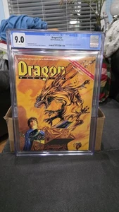 Dragon Magazine #171 🐲 CGC 9.0 WHITE pgs. Includes Poster & TRADING CARDS! 🐲 - Picture 1 of 5