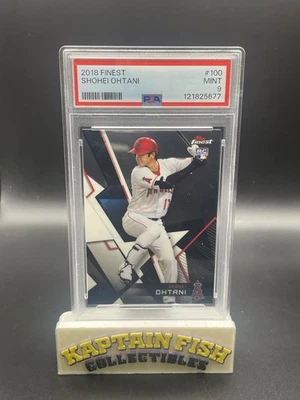 2018 Finest Shohei Ohtani RC #100 PSA 10 - Image 1 of 2
