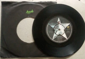 Photograph Ringo Starr single record disc pop 7" 45 Down And Out Apple 1973 - Bild 1 von 2