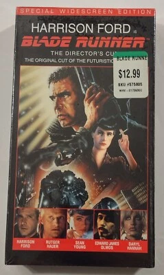 Blade Runner VHS Video Tape FACTORY SEALED Warner Bros Watermark Directors Cut - Image 1 of 4