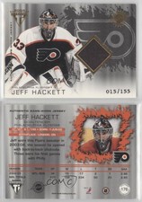 2003-04 Pacific Private Stock Titanium Variation /155 Jeff Hackett #176 Patch