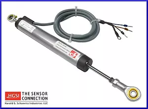 Shock Absorber Suspension Travel Sensor with Rod End Joints, 0 to 4" Range - Bild 1 von 2