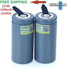 High Quality 3.2V 32700 6500mAh LiFePO4 Battery 55A Batteries + Nickel Sheet lot