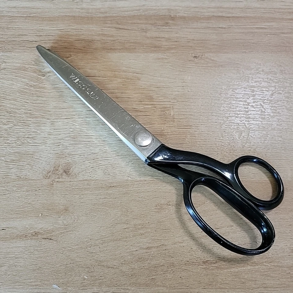 Wiss CB9 Vintage Drop-forged steel pinking zig-zag cut shears scissors USA 9" In - Image 1 of 4