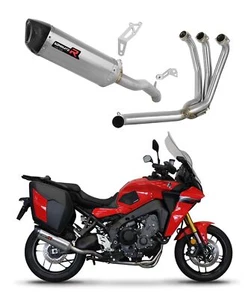 Tracer 9 / GT 2021 - 2024 Ligne complète d'échappement Silencieux HP6 DOMINATOR - Imagen 1 de 12