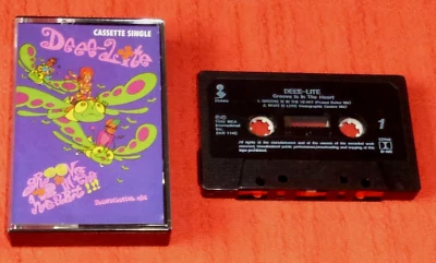 DEEE-LITE - CASSETTE TAPE SINGLE - GROOVE IS IN THE HEART - Image 1 of 4