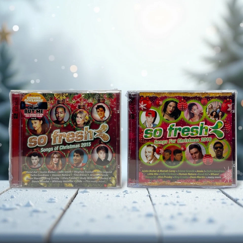 So Fresh: Songs of Christmas 2015 + 2016 CD Bundle (84 pistas) - Nuevo y sellado Foto 1 de 4