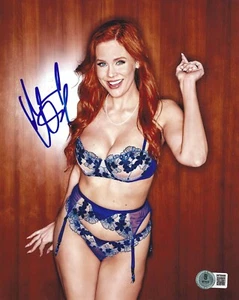 Hot Sexy Maitland Ward Signed 8x10 Photo Adult Star Authentic Autograph Beckett - Picture 1 of 2