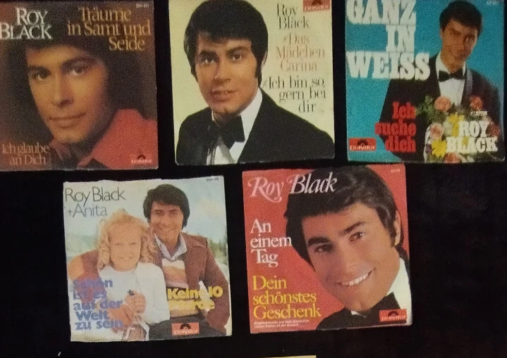 SB99: 5x Roy Black 7" Singles VG VG+ Sammlung Jukebox Party Schlager - Bild 1 von 1