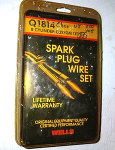 Wells Q1814 Spark Plug Wire Set GM 8 cylinder - Picture 1 of 2