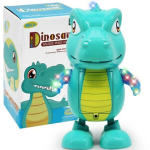 Electronic Music and Dance Dinosaur Robot Toy With Flashing lights Toys Kid Gift