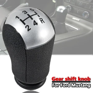 5-Speed Gear Knob Shifter Lever Stick For Ford Focus Mondeo S-MAX C-MAX Mustang - Picture 1 of 9