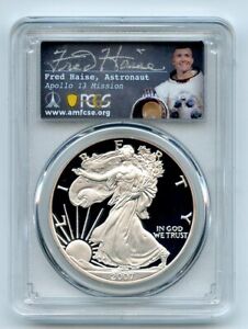 2007 W $1 Proof American Silver Eagle PCGS PR70DCAM Fred Haise