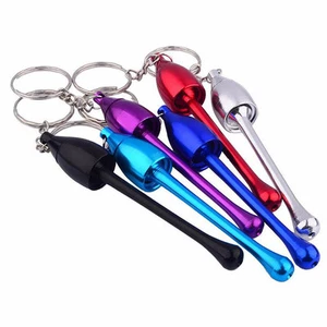 10 Pieces Cute Key Chain Smoking Pipe Fashion Gift Mini metal Keychains Pipes  - Picture 1 of 12