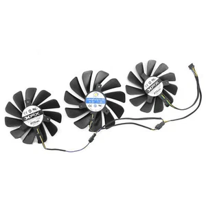 3 szt. / Zestaw do wentylatorów chłodzących karty graficznej XFX RX5700XT 5600XT THICC III Ultra - Zdjęcie 1 z 3
