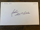 Daniel John Mclellan Toronto Maple Leafs Signed Autograph Hockey 3X5 Index Card