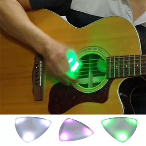 Selecciones de Guitarra Acústica Brillan Deslumbrante Colorido Iluminado Guitarra Pick Música Regalo - Imagen 1 de 14