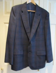 Harrods Sport Coat~Blazer~Jacket~REDUCED Old$ Sz 42 Classic plaid England FREE H - Picture 1 of 12