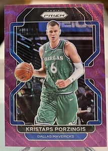 Kristaps Porzingis 2021-22 Panini Prizm Purple Wave 