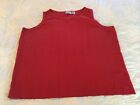 Fashion Bug Womens Tank Top Size 22-24 Red