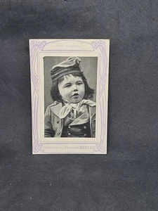 ANCIEN CHROMO COLLECTION DU CHOCOLAT MOREUIL BEBE NORMAND - Imagen 1 de 3