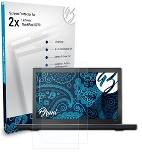 Bruni 2x Protective Film for Lenovo ThinkPad X270 Screen Protector - Afbeelding 1 van 8