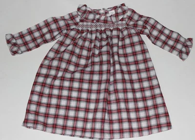 Vestido a Cuadros Infantil Niñas JANIE AND JACK con Smocking Talla 18-24 Meses Foto 1 de 4