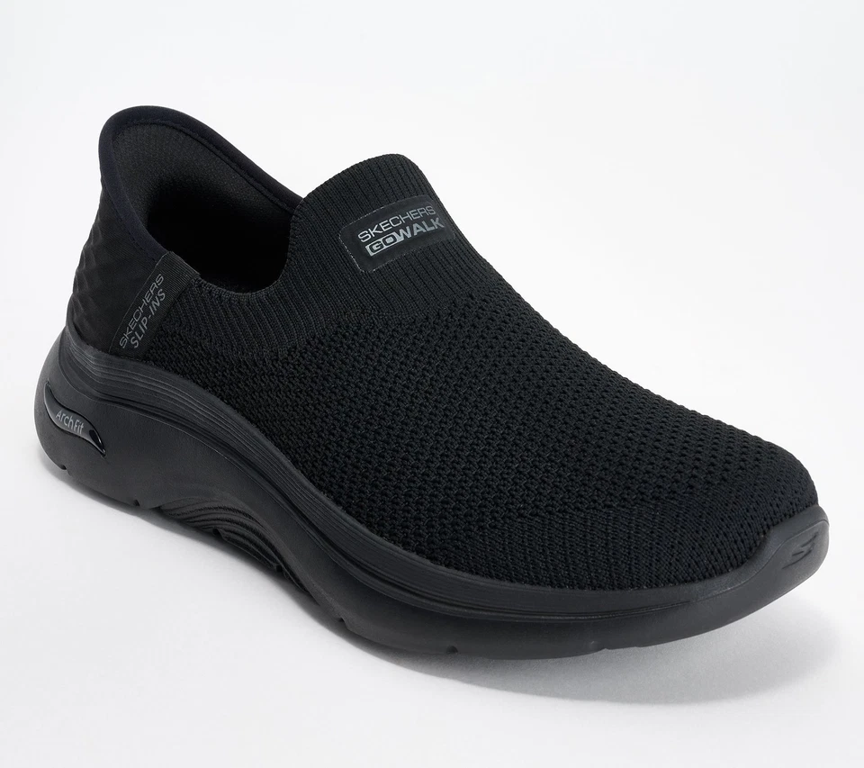 Skechers Women's Sz 7 Slip-ins Go Walk Arch Fit . Slip-Ons Black A671824 - Image 1 of 4