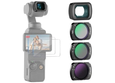 NEEWER FL-B09D Paquete de 3 filtros Juego con lente ancha y ND/CPL para DJI Pocket 3 Foto 1 de 4