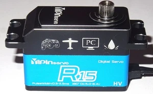 Low Profile Servo für RC Auto Lenkung Ganzmetall Digital, 15 kg, 0,09 s, UK VERKÄUFER - Bild 1 von 15