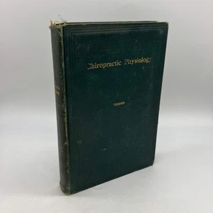 Text Book on Chiropractic Physiology 1922 Harry Vedder Palmer Green Book HC Good - Bild 1 von 16
