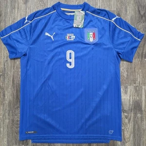 Camiseta de fútbol local 2016 Puma Italia Gianluca Lapadula hombres L Perú Maglia Calcio - Imagen 1 de 10