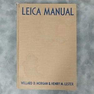 1951 The New Leica Manual Morgan & Lester 12th Edition Hardcover Leica Camera - Bild 1 von 7