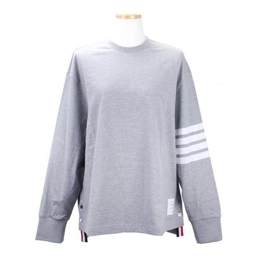 T shirt Thom Browne quattro barre manica lunga oversize 48970966