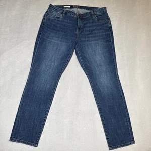 Kut from the Kloth Katy Boyfriend Jeans Womens 14W Dark Wash Blue Denim Jeans - Picture 1 of 12