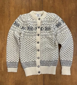 Vintage Jacques de Loux Womens Shetland Wool Cardigan Sweater Fits XS - Picture 1 of 6